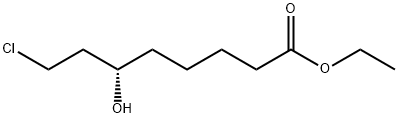 (S)-6-羟基-8-氯辛酸乙酯 结构式