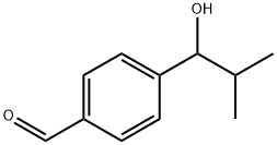 4-(1-hydroxy-2-methylpropyl)benzaldehyde Structure