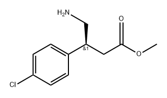 methyl (S)-4-amino-3-(4-chlorophenyl)butanoate,948017-83-2,结构式