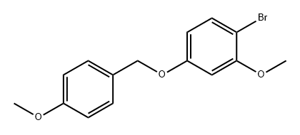 1-Bromo-2-methoxy-4-((4-methoxybenzyl)oxy)benzene,949019-87-8,结构式