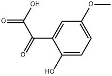 Benzeneacetic acid, 2-hydroxy-5-methoxy-α-oxo- Struktur