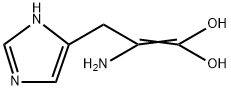 1-Propene-1,1-diol,  2-amino-3-(1H-imidazol-5-yl)-,  radical  ion(1+) 结构式