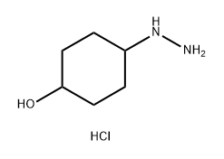 Cyclohexanol, 4-hydrazinyl-, hydrochloride (1:1) Struktur