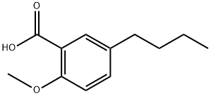 5-butyl-2-methoxybenzoic acid 结构式