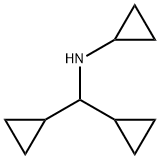 CYCLOPROPANEMETHANAMINE, N,伪-DICYCLOPROPYL-, 953718-14-4, 结构式
