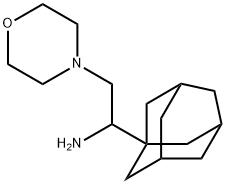 4-Morpholineethanamine, α-tricyclo[3.3.1.13,7]dec-1-yl- Structure