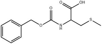 N-((苄氧基)羰基)-S-甲基-L-半胱氨酸 结构式