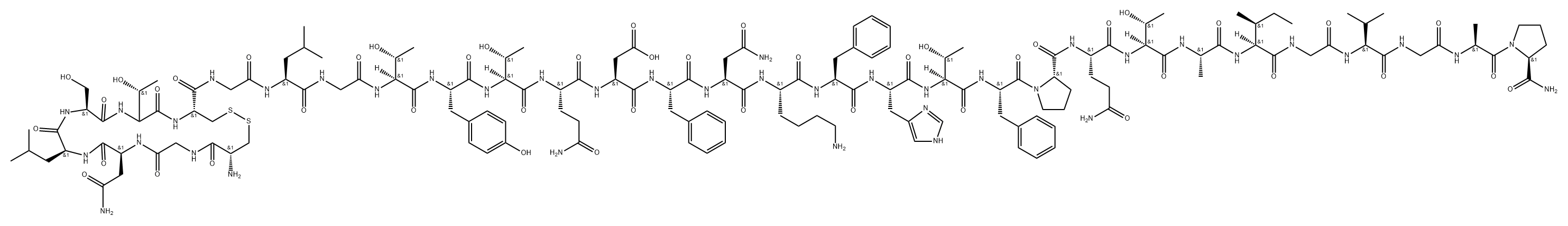 calcitonin, human, Gly(8)- Structure