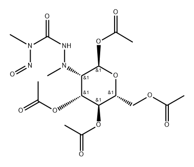 95611-08-8 2-amino-2-deoxy-N'-methyl-N'-nitrosoureido-1,3,4,6-tetra-O-acetylmannopyranose