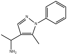 1H-Pyrazole-4-methanamine, α,5-dimethyl-1-phenyl- Struktur