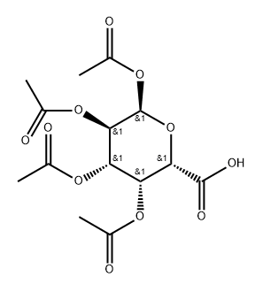 1,2,3,4-四-O-乙酰基-Α-D-半乳糖醛酸, 95722-13-7, 结构式