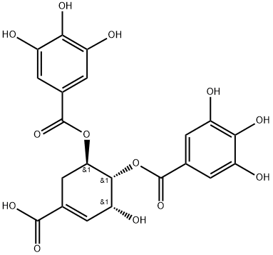 3,4-Di-O-galloylshikimic acid Structure