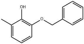 2-(benzyloxy)-6-methylphenol Struktur
