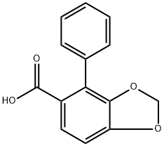 4-Phenylbenzo[d][1,3]dioxole-5-carboxylic acid Structure