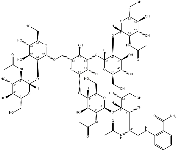 G0 2AB (500pmol/vial) Struktur