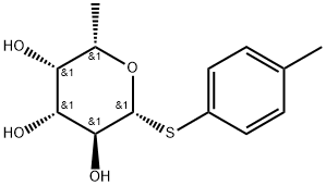 β-L-Galactopyranoside, 4-methylphenyl 6-deoxy-1-thio- 化学構造式
