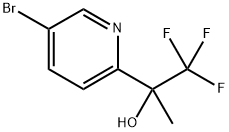 2-Pyridinemethanol, 5-bromo-α-methyl-α-(trifluoromethyl)- Structure