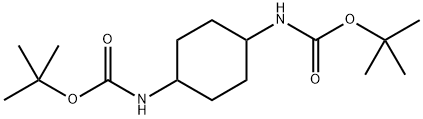 Carbamic acid, N,N'-1,4-cyclohexanediylbis-, C,C'-bis(1,1-dimethylethyl) ester 化学構造式