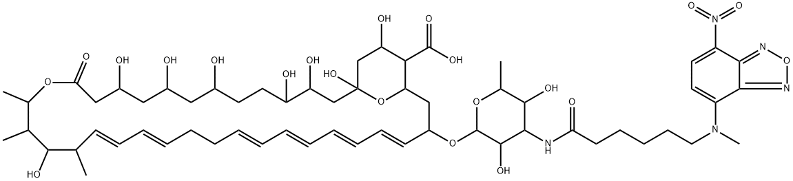 苯丙胺-制霉菌素,96475-98-8,结构式