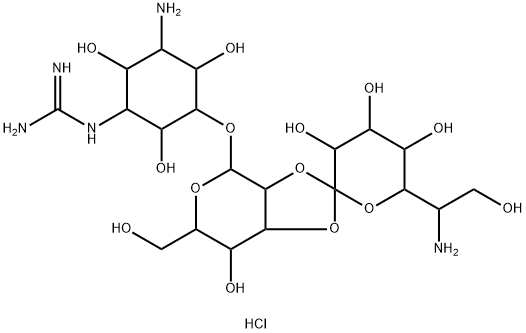1-N-amidino-1-N-demethyl-2-hydroxydestomycin A,96479-74-2,结构式