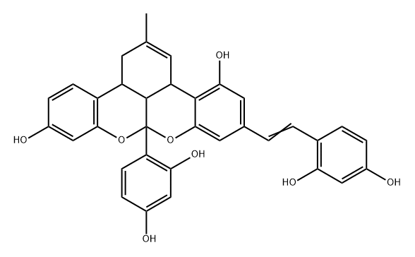 桑酮醇A,96562-91-3,结构式