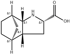 4,7-Methano-1H-indole-2-carboxylicacid,octahydro-,(2-alpha-,3a-bta-,4-alpha-,7-alpha-,7a-bta-)-(9CI) 结构式