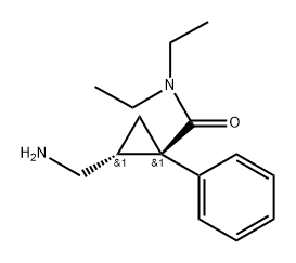 (1R,2R)-Milnacipran HCl 结构式