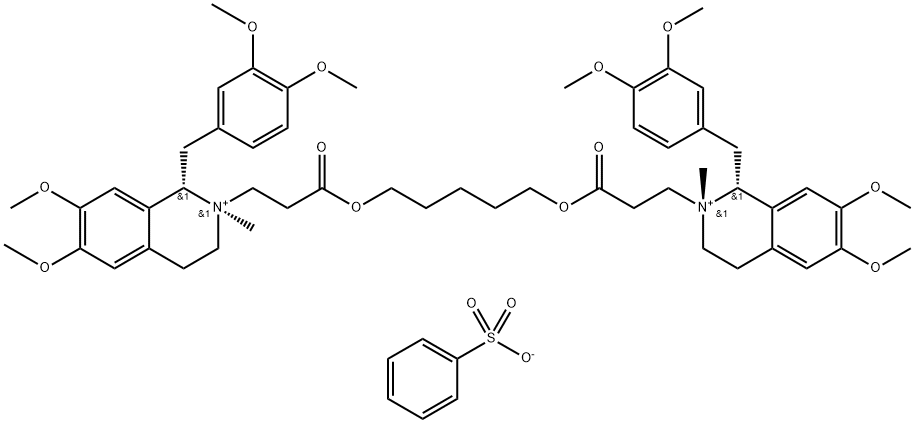 苯磺顺阿曲库铵杂质19, 96946-52-0, 结构式