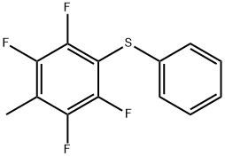 1,2,4,5-Tetrafluoro-3-methyl-6-(phenylthio)benzene Struktur