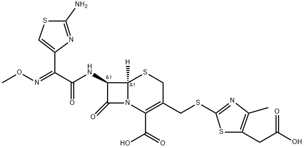 头孢地嗪杂质,97180-26-2,结构式