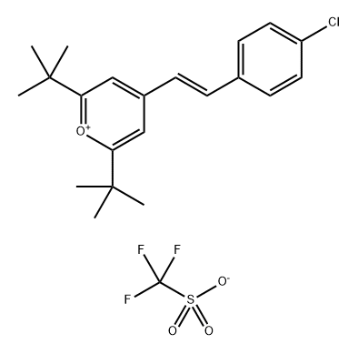 (E)-4-(2-(Chlorophenyl)ethenyl-2,6-bis(1,1-dimethylethyl)pyrriliumsalt|