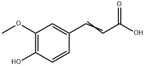 2-Propenoic acid, 3-(4-hydroxy-3-methoxyphenyl)-, homopolymer Struktur
