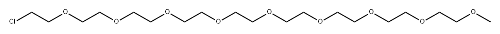 m-PEG9-Cl Structure