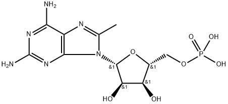 poly(2-amino-8-methyladenylic acid),97374-44-2,结构式