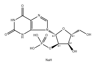 2'-Xanthylic acid, disodium salt 结构式