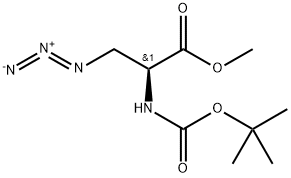 3-Azido-N-Boc-L-alanine methyl ester Structure