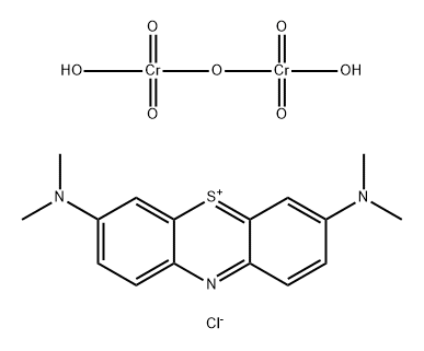 Phenothiazin-5-ium, 3,7-bis(dimethylamino)-, chloride, reaction products with chromic acid (H2Cr2O7)|