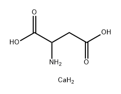 calcium dihydrogen di-DL-aspartate Struktur