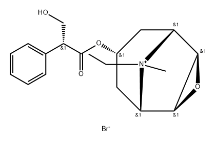 (+)-Hyoscine ethobromide,98393-24-9,结构式