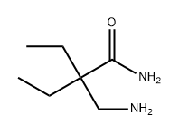 2-(aminomethyl)-2-ethylbutanamide 结构式