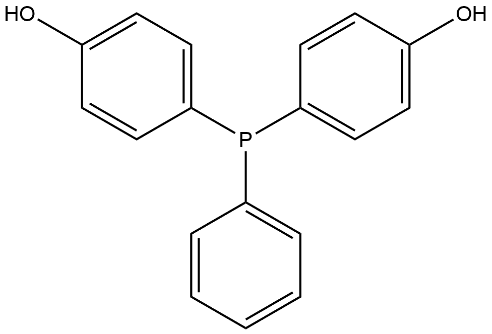 PHENOL, 4,4'-(PHENYLPHOSPHINIDENE)BIS-,98472-31-2,结构式