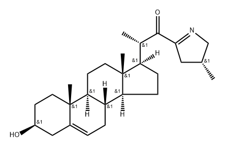3β-Hydroxy-16,28-secosolanida-5,22(28)-dien-24-one Structure