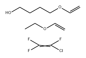 1-Butanol, 4-(ethenyloxy)-, polymer with chlorotrifluoroethene and ethoxyethene|