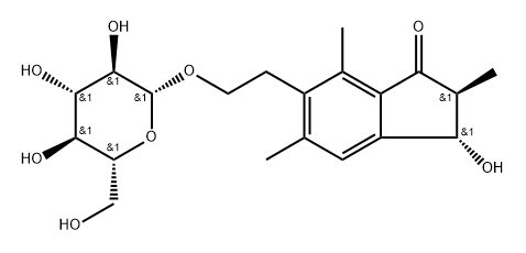 (2S,3S)-Pteroside C Struktur