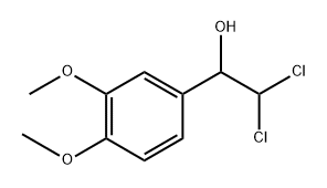 2,2-Dichloro-1-(3,4-dimthoxyphnyl)thanol,99094-17-4,结构式