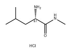 H-Leu-Nhme Hydrochloride 化学構造式