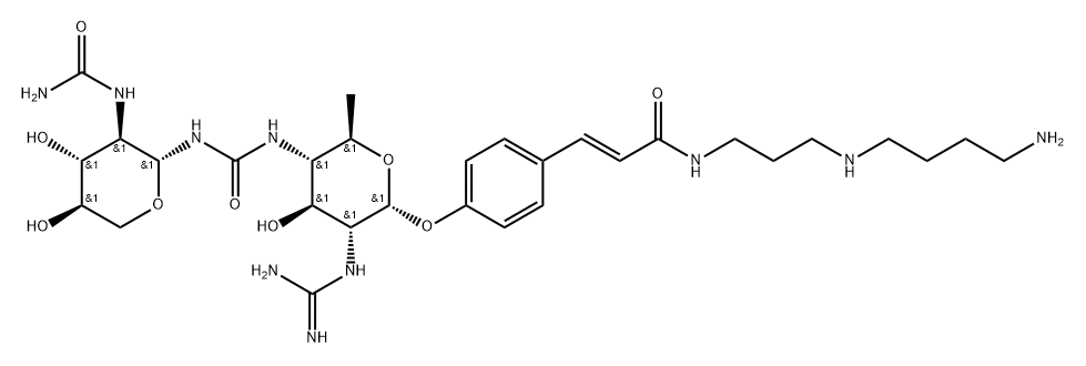 糖桂精胺霉素 D, 99260-73-8, 结构式