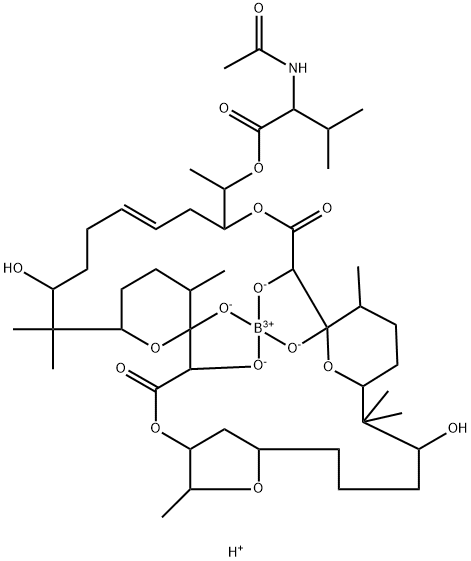 N-acetylboromycin Struktur