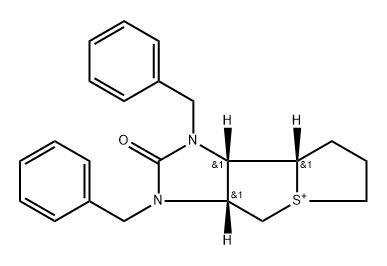 Thieno[1',2':1,2]thieno[3,4-d]imidazol-5-ium, decahydro-2-oxo-1,3-bis(phenylmethyl)-, [3aR-(3aα,8aα,8bα)]- (9CI)|生物素EP杂质G