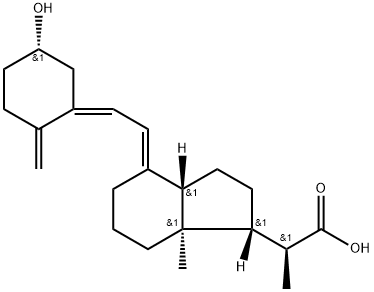 Vitamin D-C22 acid Struktur